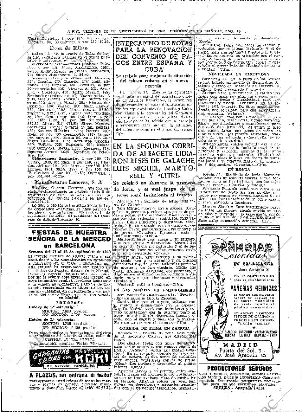 ABC MADRID 12-09-1952 página 16