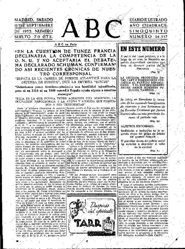 ABC MADRID 13-09-1952 página 7