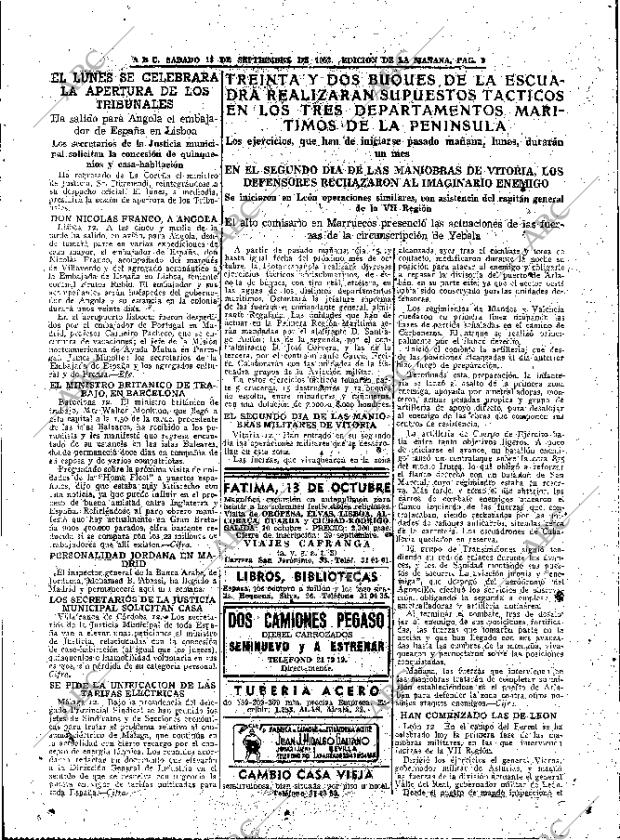ABC MADRID 13-09-1952 página 9