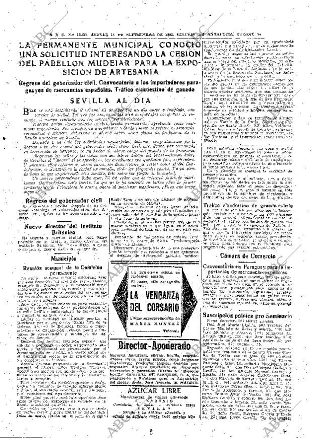 ABC SEVILLA 18-09-1952 página 15