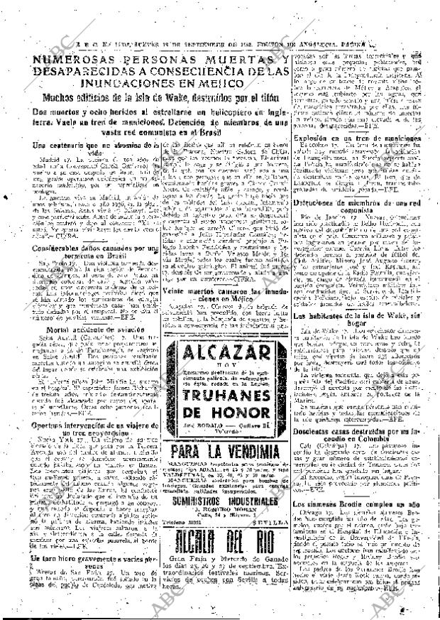 ABC SEVILLA 18-09-1952 página 17