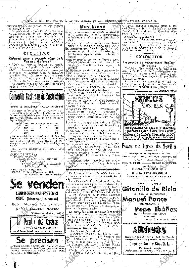 ABC SEVILLA 18-09-1952 página 20