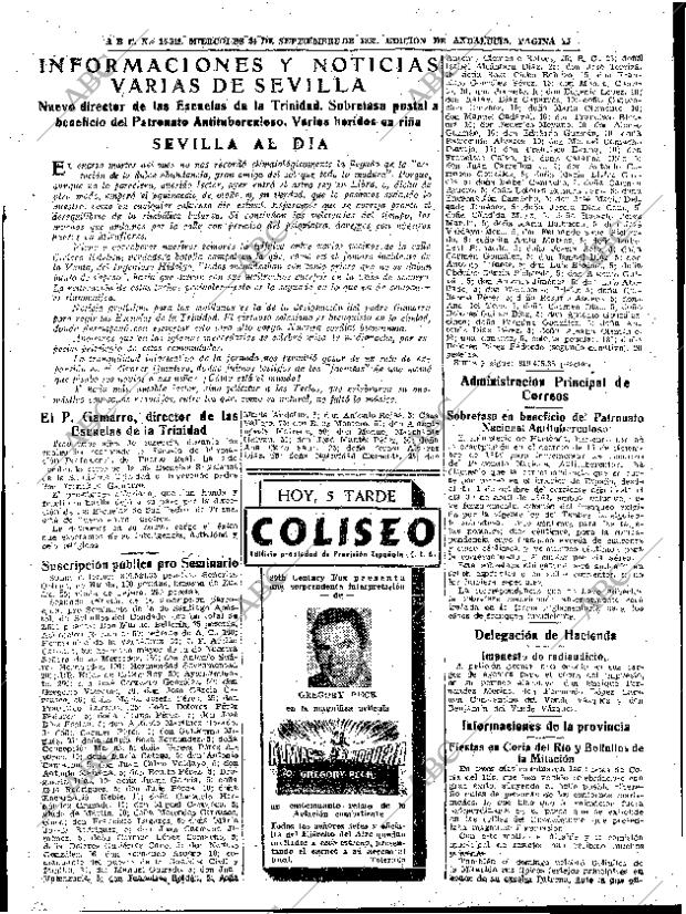 ABC SEVILLA 24-09-1952 página 15