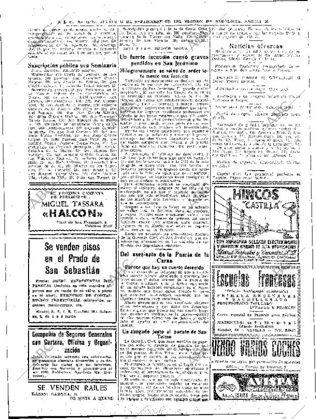 ABC SEVILLA 25-09-1952 página 16