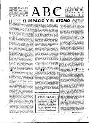 ABC MADRID 26-09-1952 página 3