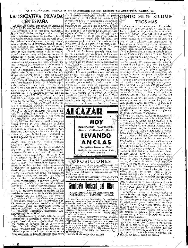 ABC SEVILLA 26-09-1952 página 10
