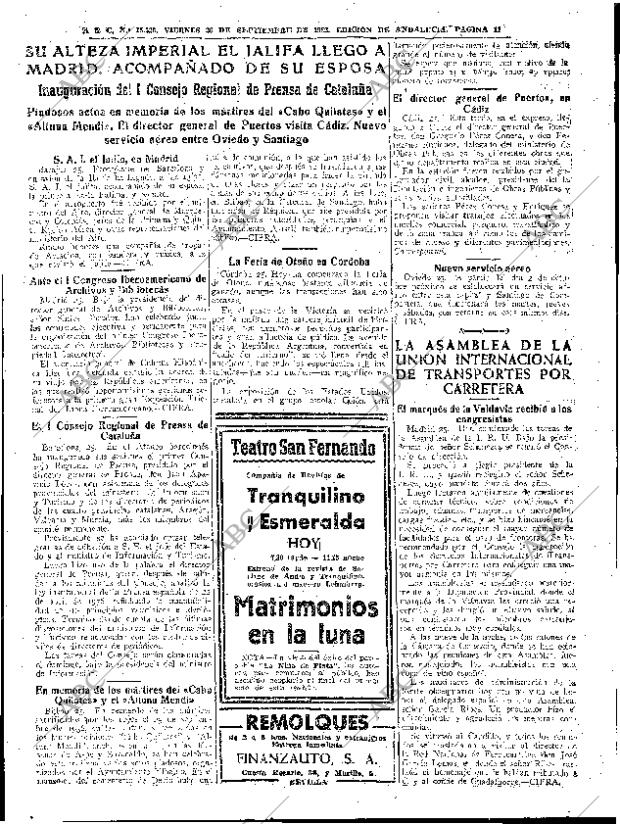 ABC SEVILLA 26-09-1952 página 11