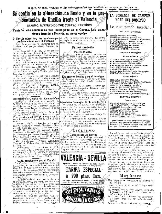ABC SEVILLA 26-09-1952 página 15