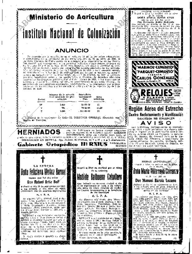 ABC SEVILLA 26-09-1952 página 19