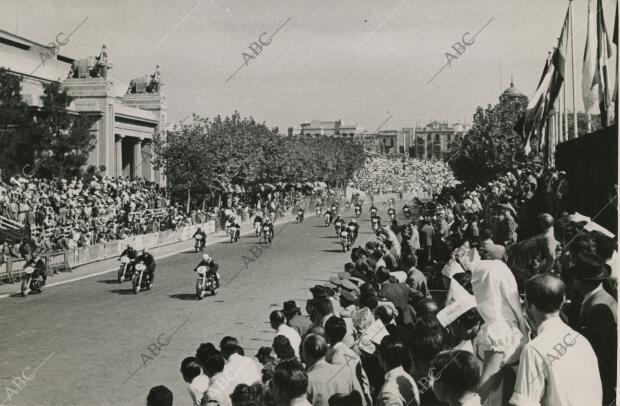 Tercer Gran Premio de España de Motociclismo celebrado en el circuito de...