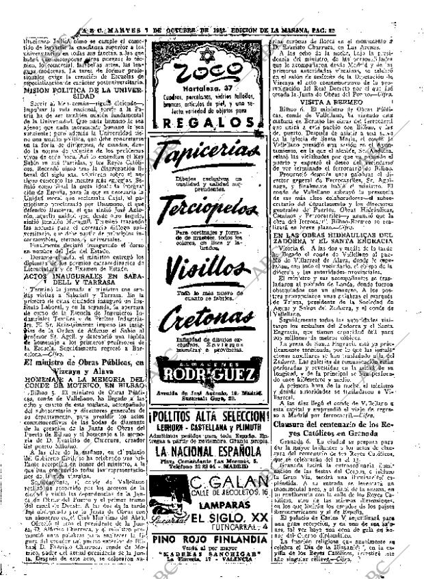 ABC MADRID 07-10-1952 página 22