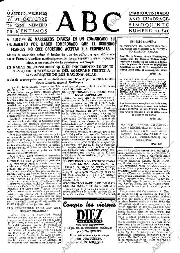 ABC MADRID 10-10-1952 página 15