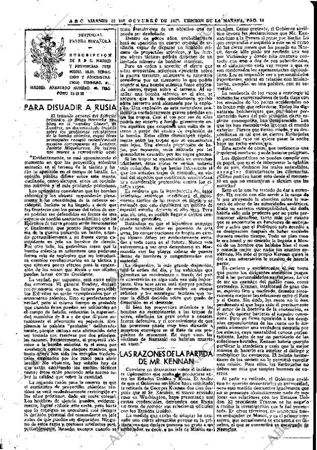 ABC MADRID 10-10-1952 página 16