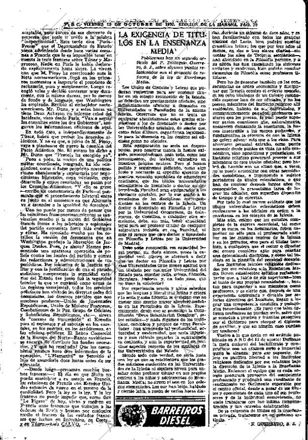 ABC MADRID 10-10-1952 página 20