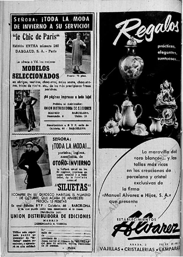 ABC MADRID 11-10-1952 página 4