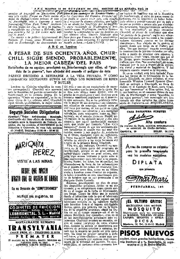 ABC MADRID 14-10-1952 página 26