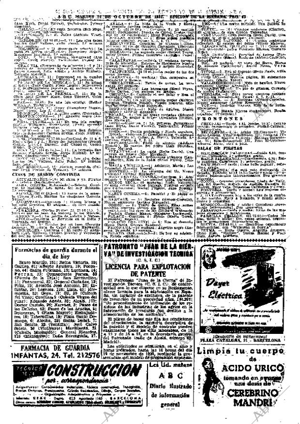 ABC MADRID 14-10-1952 página 43