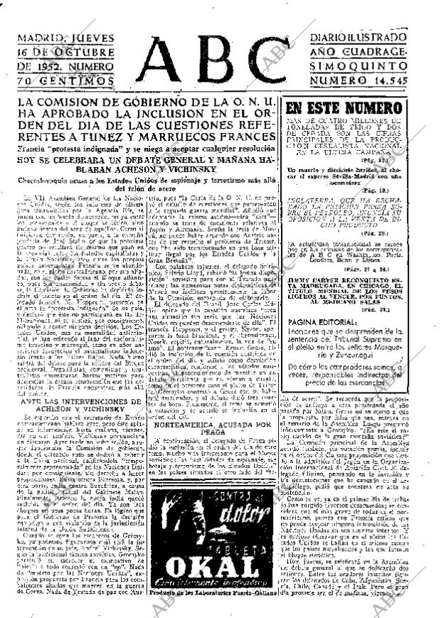 ABC MADRID 16-10-1952 página 15