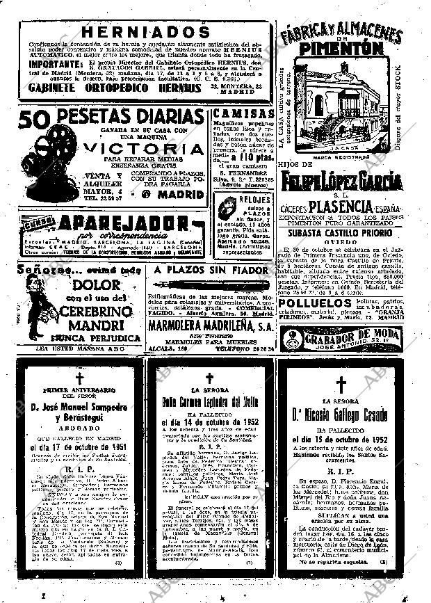 ABC MADRID 16-10-1952 página 39