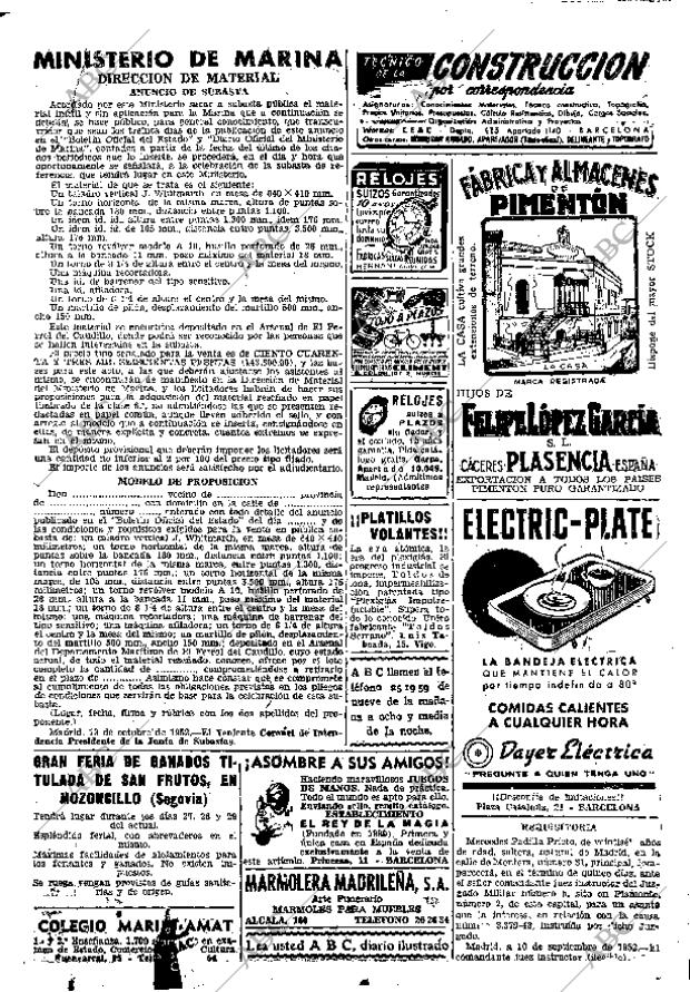 ABC MADRID 19-10-1952 página 55