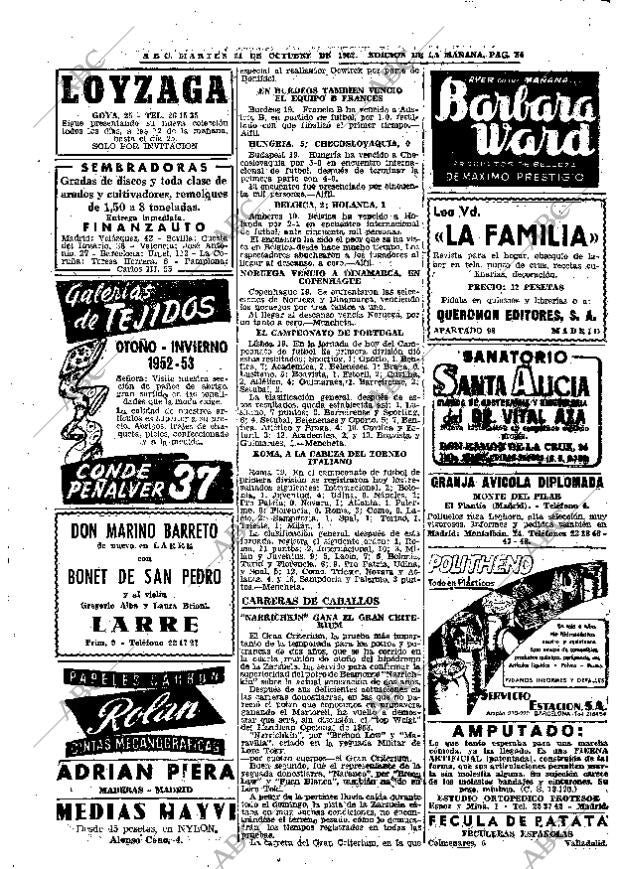 ABC MADRID 21-10-1952 página 34