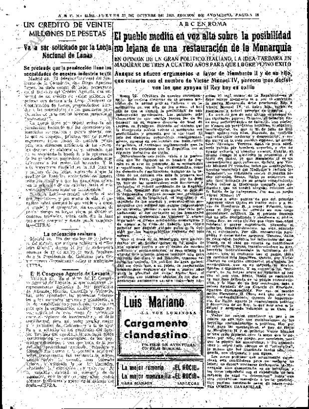 ABC SEVILLA 23-10-1952 página 13