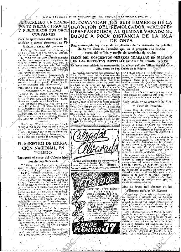 ABC MADRID 24-10-1952 página 27