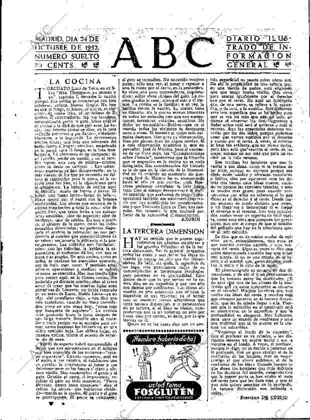 ABC MADRID 24-10-1952 página 3