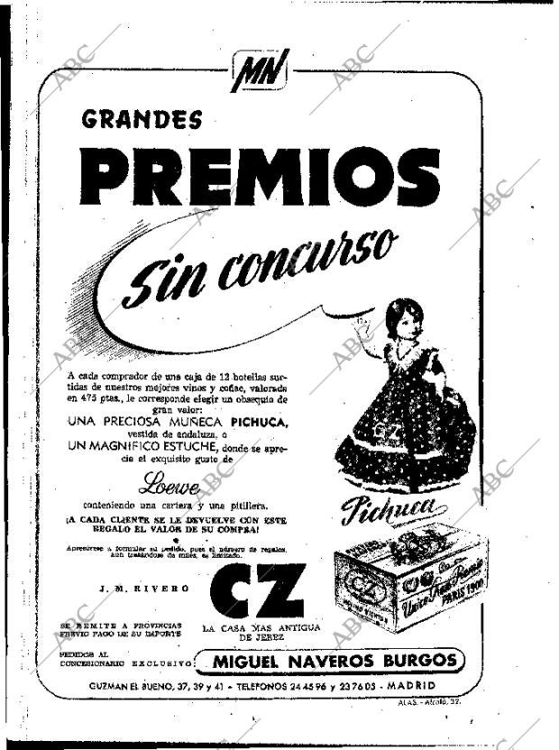 ABC MADRID 24-10-1952 página 8