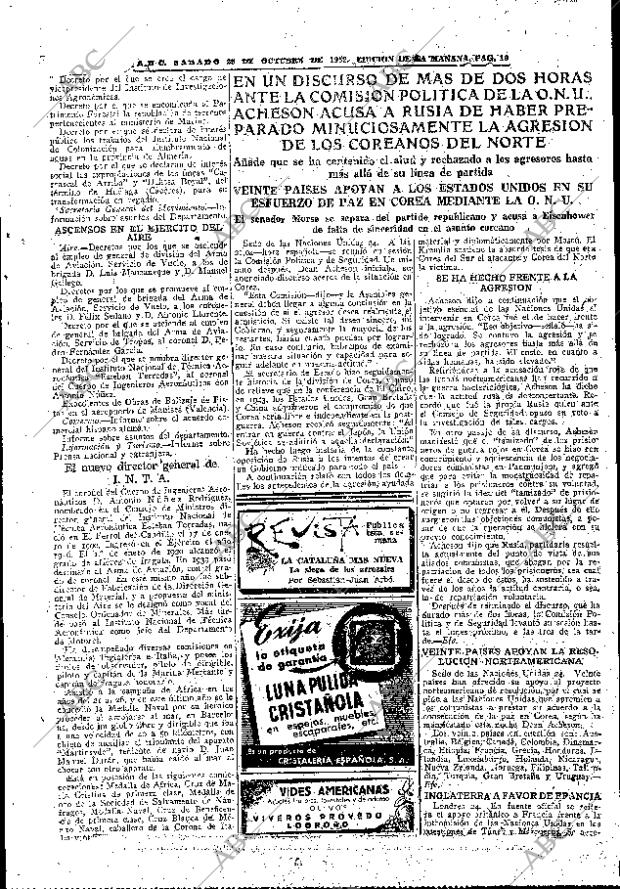 ABC MADRID 25-10-1952 página 19