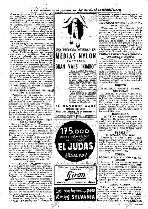 ABC MADRID 26-10-1952 página 42