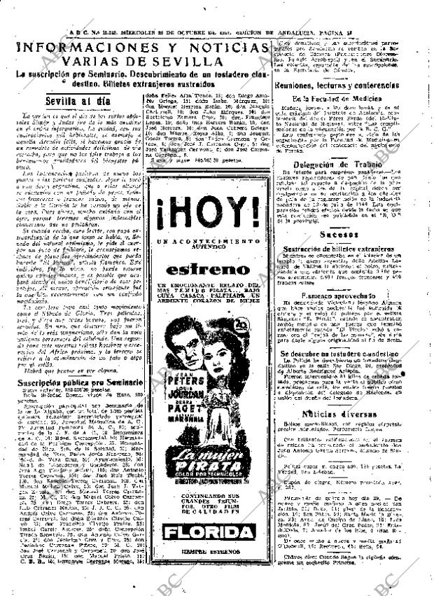 ABC SEVILLA 29-10-1952 página 15