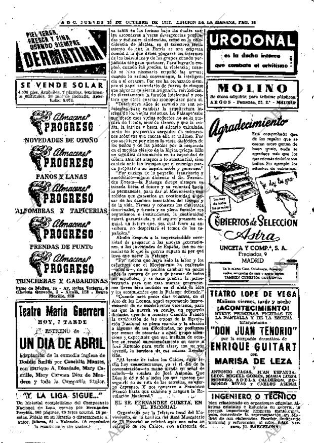 ABC MADRID 30-10-1952 página 16
