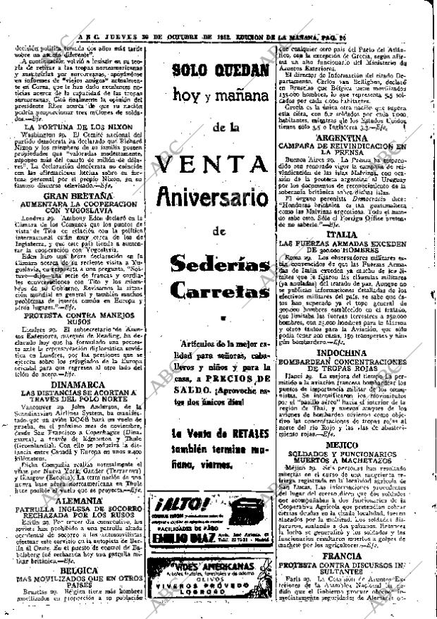 ABC MADRID 30-10-1952 página 18