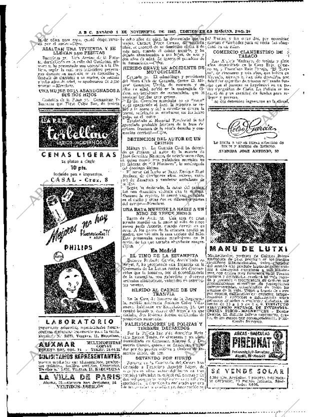 ABC MADRID 01-11-1952 página 24