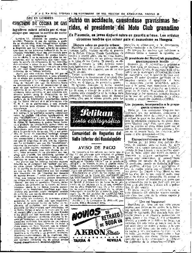 ABC SEVILLA 01-11-1952 página 15