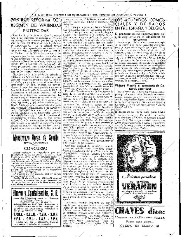 ABC SEVILLA 01-11-1952 página 8