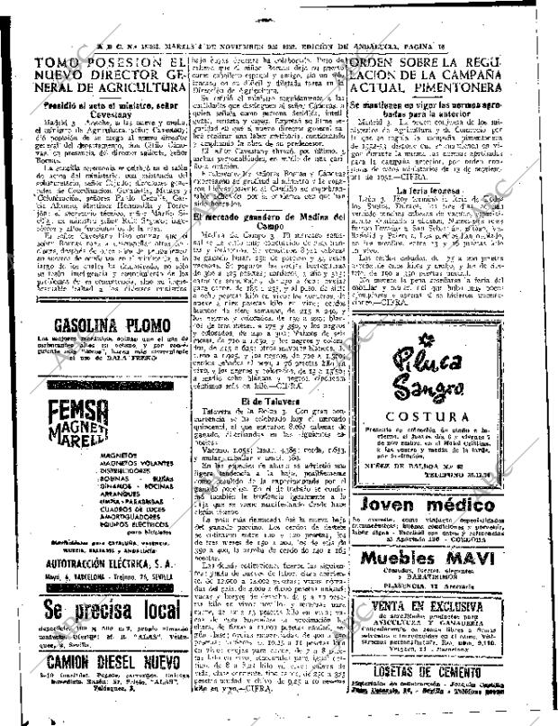 ABC SEVILLA 04-11-1952 página 16