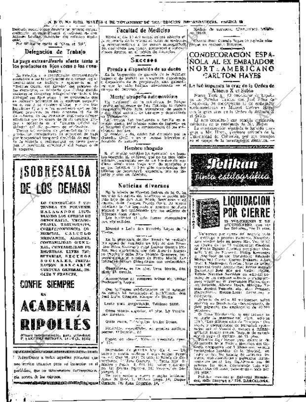 ABC SEVILLA 04-11-1952 página 18