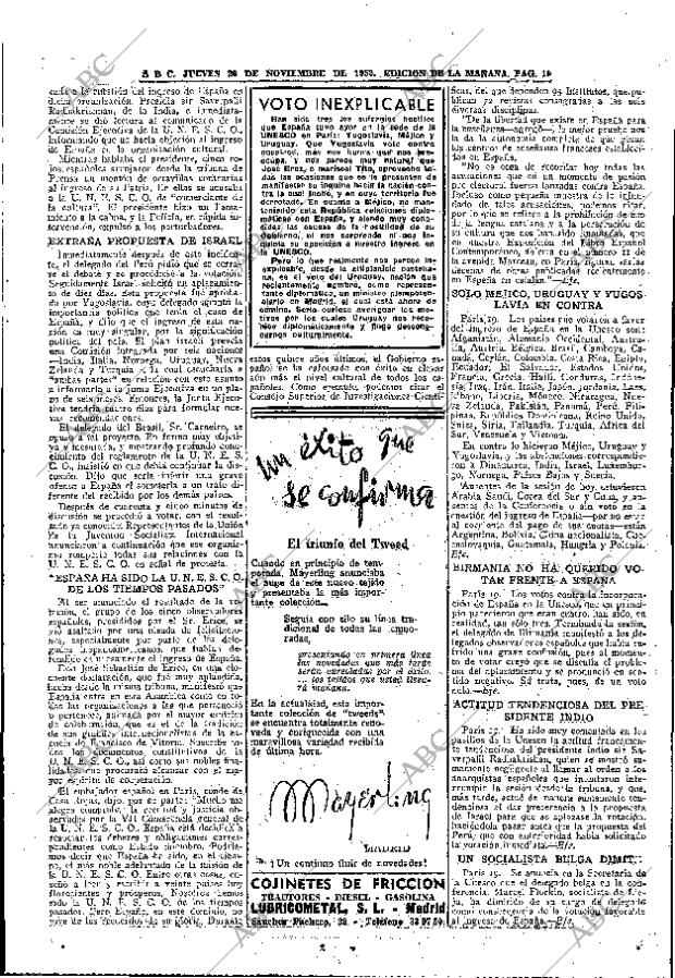 ABC MADRID 20-11-1952 página 19