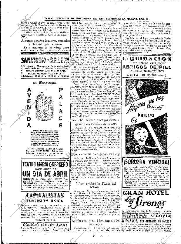 ABC MADRID 20-11-1952 página 22