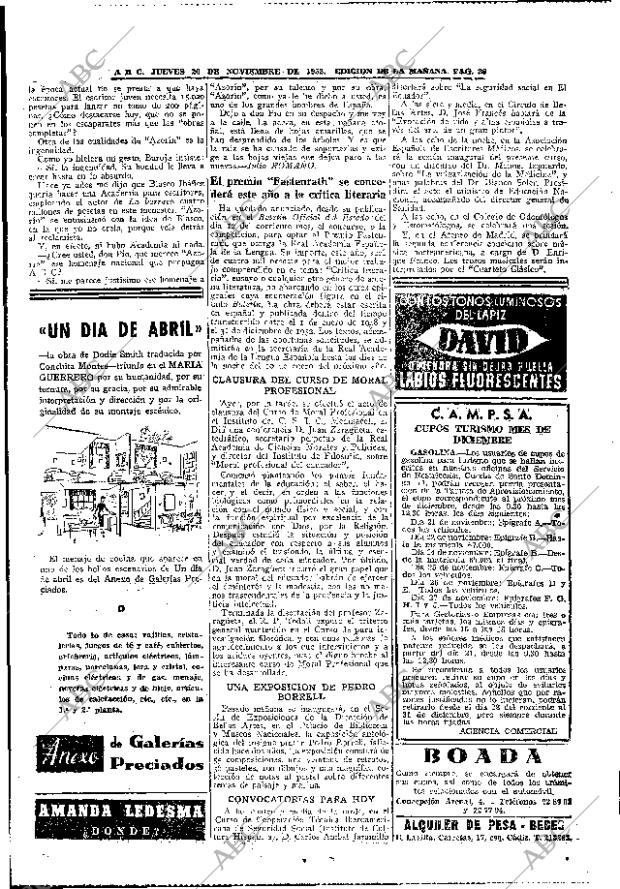 ABC MADRID 20-11-1952 página 26