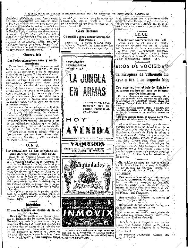 ABC SEVILLA 20-11-1952 página 10