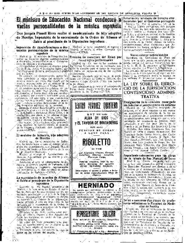 ABC SEVILLA 20-11-1952 página 13