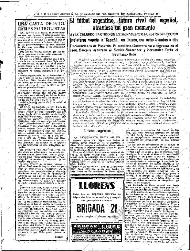 ABC SEVILLA 20-11-1952 página 19