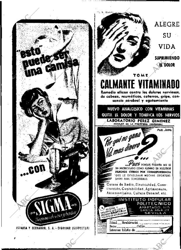 ABC MADRID 21-11-1952 página 16