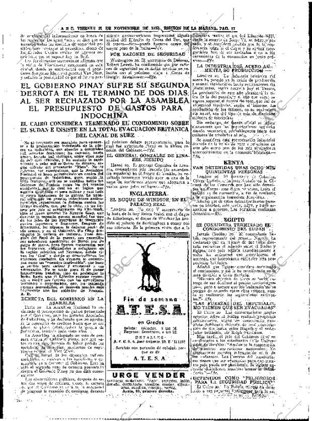 ABC MADRID 21-11-1952 página 27