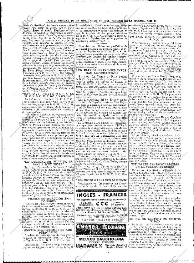 ABC MADRID 21-11-1952 página 30