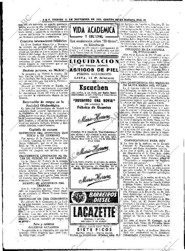 ABC MADRID 21-11-1952 página 36