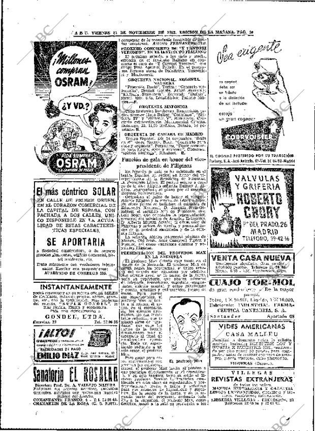 ABC MADRID 21-11-1952 página 40